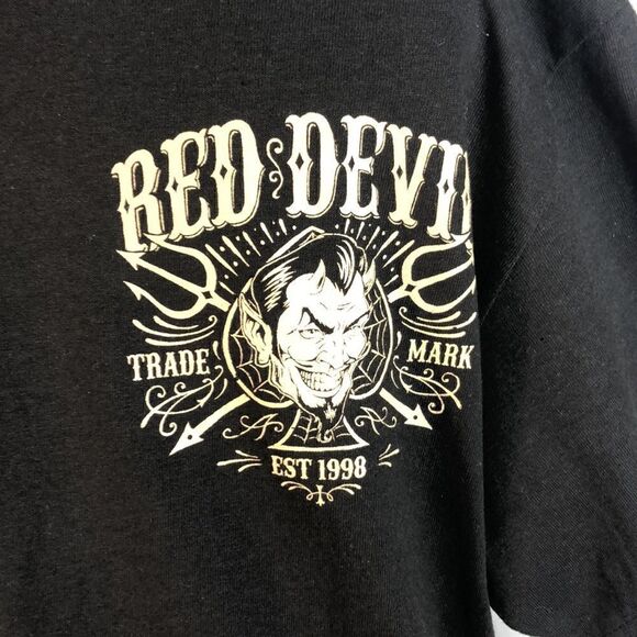 RED DEVIL CLOTHING Dead Man Tee size Medium - Picture 2 of 6